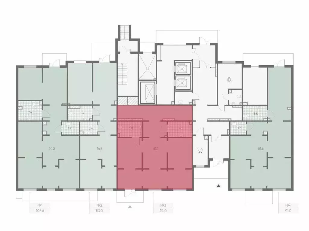 Офис (94 м) - Фото 2