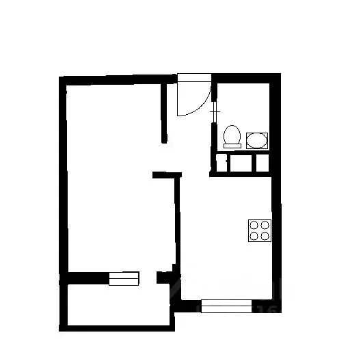 1-к кв. Краснодарский край, Анапа Анапское ш., 24к2 (33.0 м) - Фото 1