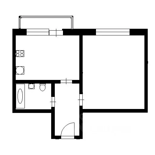 1-к кв. Воронежская область, Воронеж ул. Сельская, 2Ш (31.7 м) - Фото 2