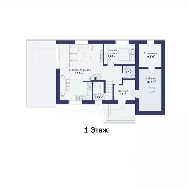 Дом в Ленинградская область, Ломоносовский район, Гостилицкое с/пос, ... - Фото 1