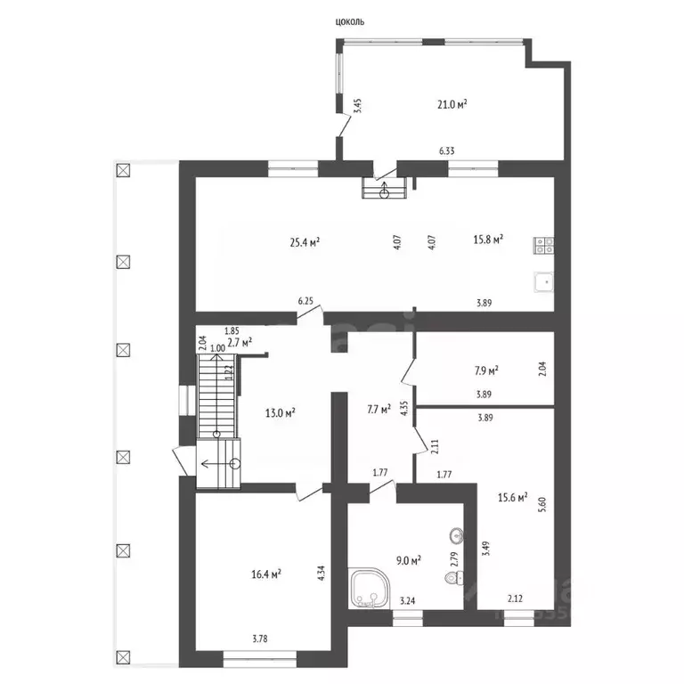 Дом в Самарская область, Самара Четвертая Кряжская ул., 17 (240 м) - Фото 2