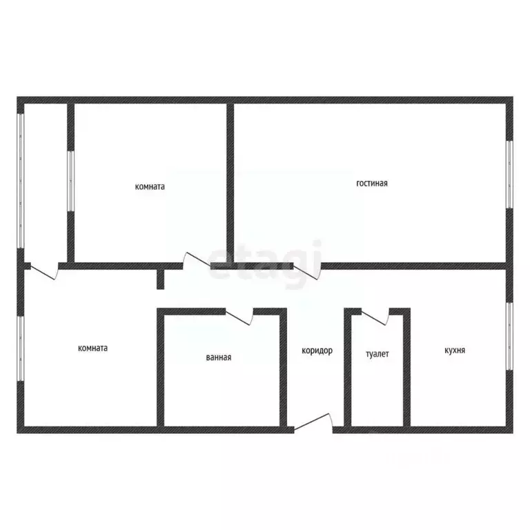 3-к кв. Иркутская область, Ангарск 9-й мкр, 100 (64.8 м) - Фото 2