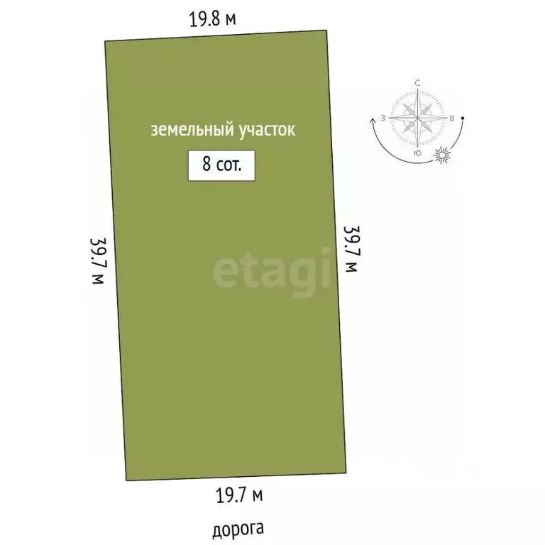 Участок в Тюменская область, Нижнетавдинский муниципальный округ, ... - Фото 2