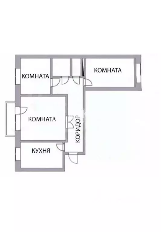 3-к кв. Костромская область, Кострома ул. Шагова, 150б (69.7 м) - Фото 2