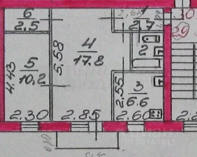 2-к кв. Новгородская область, Боровичи Некрасовская ул., 4 (42.6 м) - Фото 1