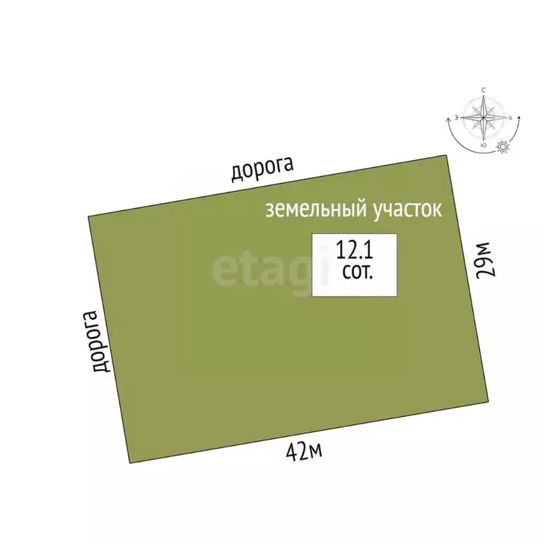 Участок в Свердловская область, Талица  (12.1 сот.) - Фото 1
