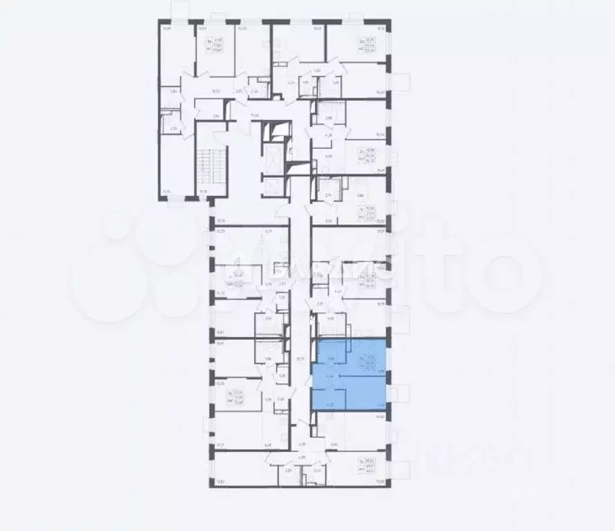 1-к. квартира, 32,3 м, 2/12 эт. - Фото 0