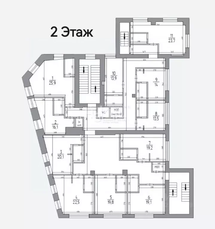 1-к кв. Нижегородская область, Нижний Новгород Алексеевская ул., 24/27 ... - Фото 2