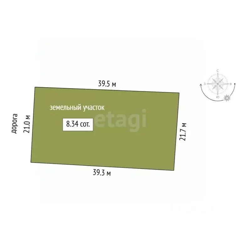 Участок в Тюменская область, Нижнетавдинский муниципальный округ, ... - Фото 1