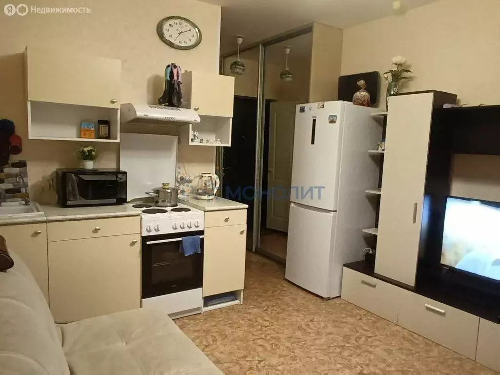 Квартира-студия: Нижний Новгород, Бурнаковская улица, 57 (17 м) - Фото 2