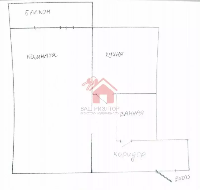 1-комнатная квартира: Самара, Ново-Вокзальная улица, 223 (31.7 м) - Фото 1