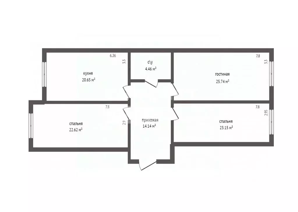 3-к кв. Дагестан, Дербент ул. Сальмана, 71Б (110.7 м) - Фото 1