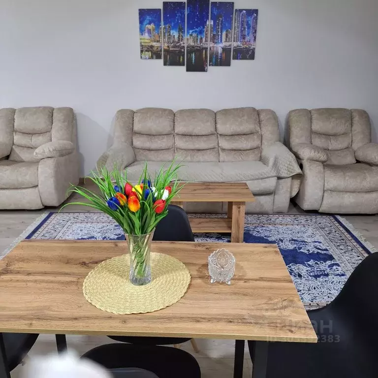 2-к кв. Чеченская республика, Грозный Петропавловское ш., 10Б (54.0 м) - Фото 1