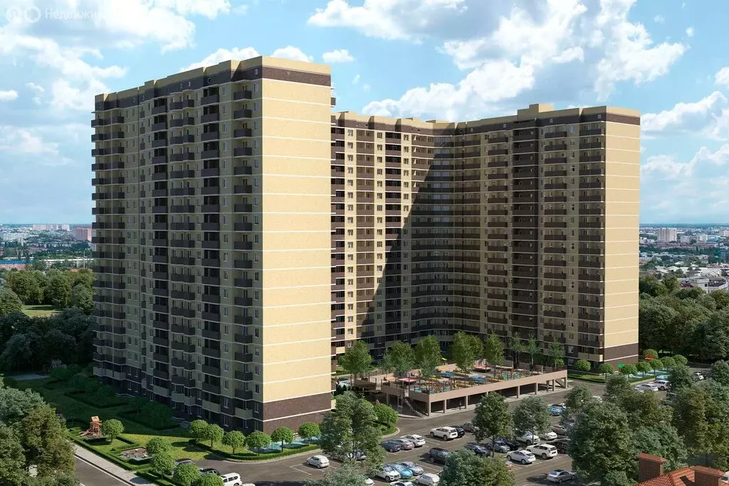 Квартира-студия: Краснодар, Дубравная улица, 1 (33.7 м) - Фото 1