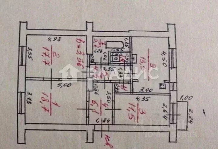 3-к кв. Карелия, Сегежа ул. Мира, 2 (79.5 м) - Фото 1