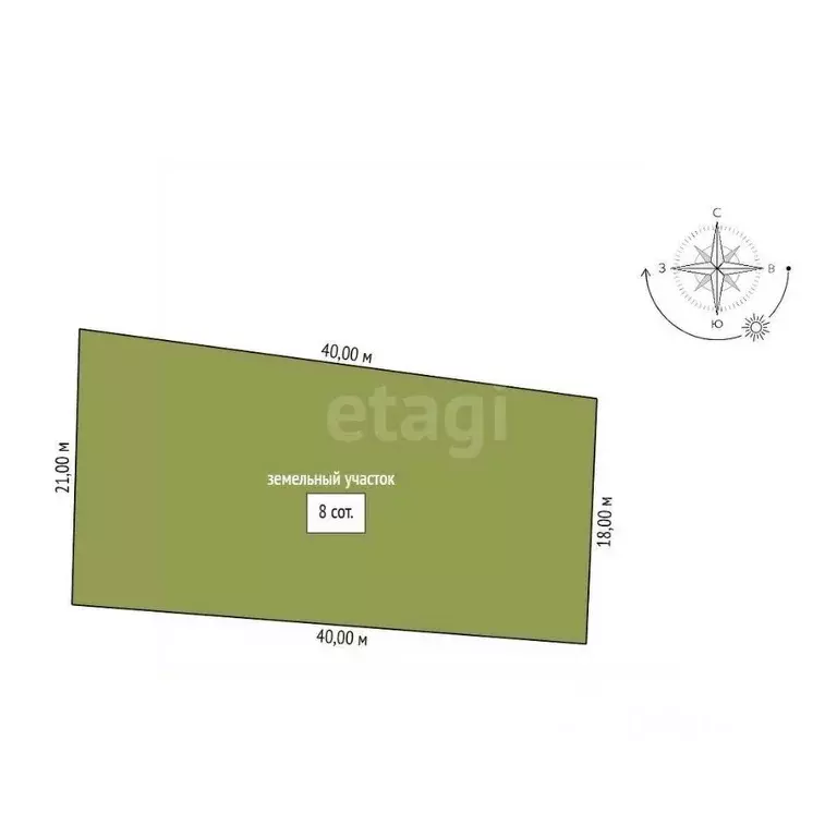 Участок в Амурская область, Благовещенск Азимут СТ,  (8.0 сот.) - Фото 1