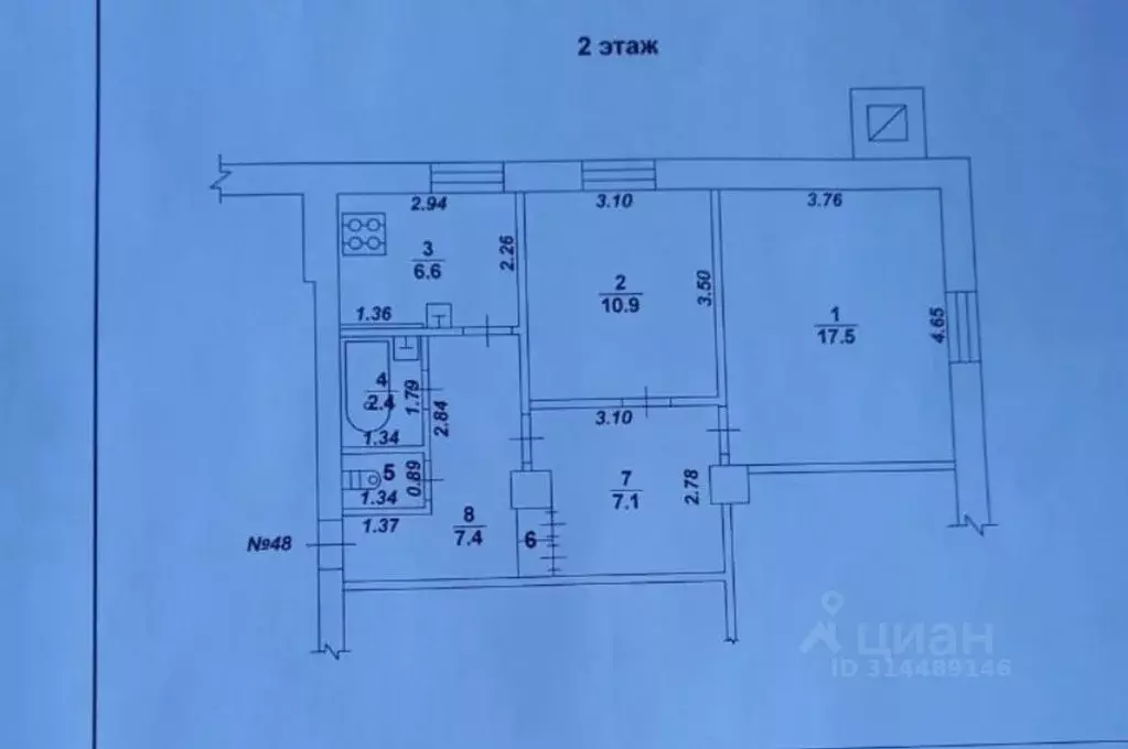 2-к кв. Воронежская область, Воронеж ул. Комиссаржевской, 23 (54.0 м) - Фото 0