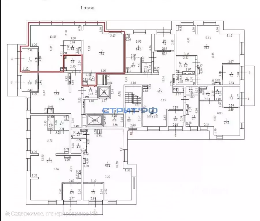 Торговая площадь в Московская область, Одинцово Микрорайон Клубничное ... - Фото 2