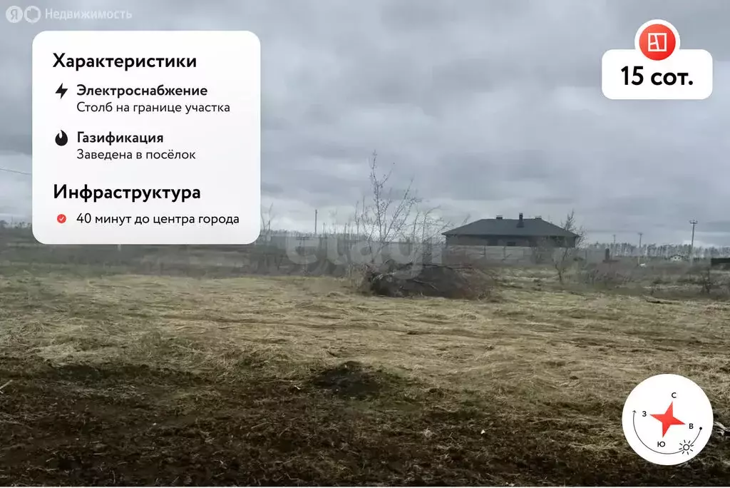 Участок в село Луговое, 2-й Абрикосовый переулок (15 м) - Фото 1