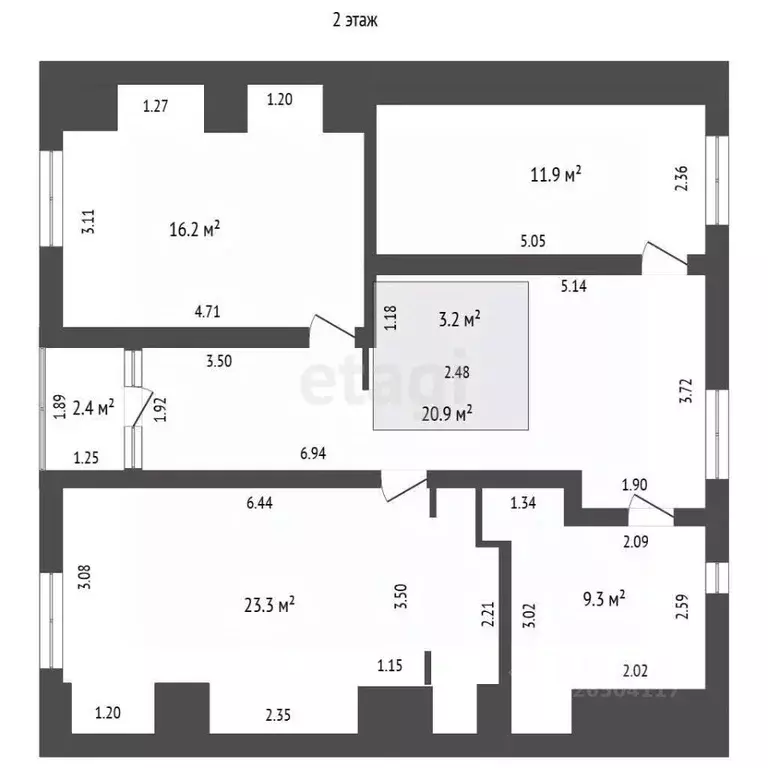 Дом в Севастополь 5-й километр мкр, ул. Археологическая, 12 (200 м) - Фото 2