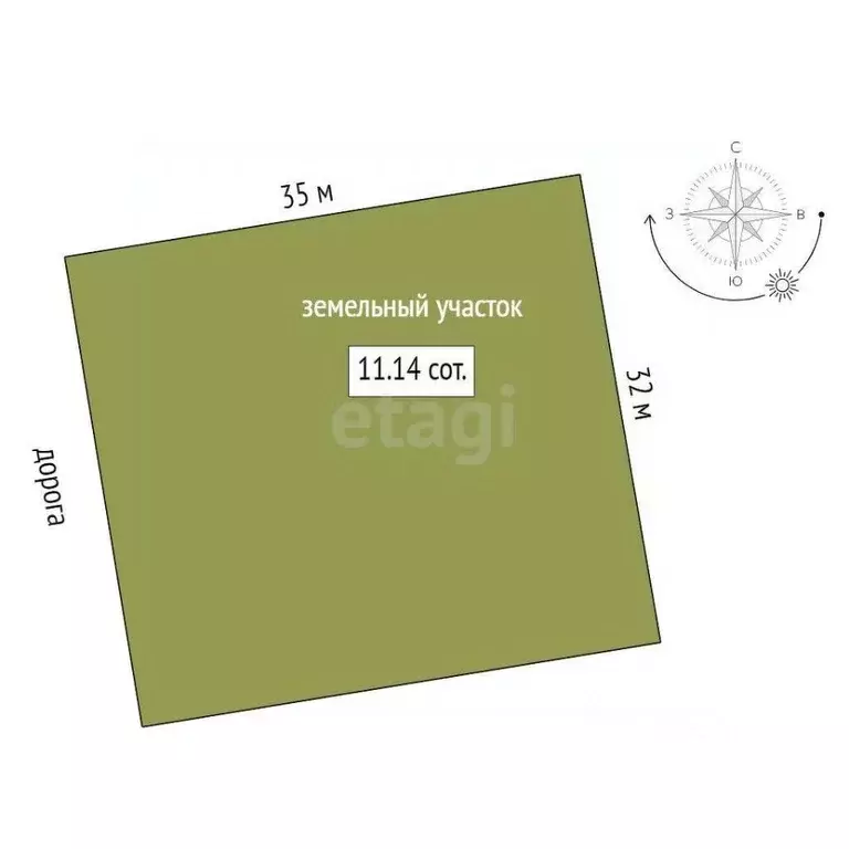 Участок в Свердловская область, Талица ул. Луначарского (11.4 сот.) - Фото 1