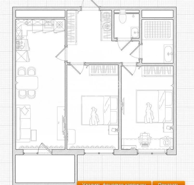 3-к кв. Иркутская область, Иркутск ул. Юрия Левитанского, 16 (66.0 м) - Фото 1