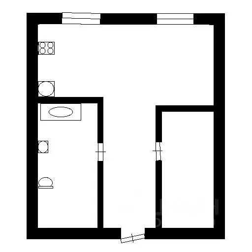 1-к кв. Московская область, Клин Новая ул., 3/5 (31.3 м) - Фото 1