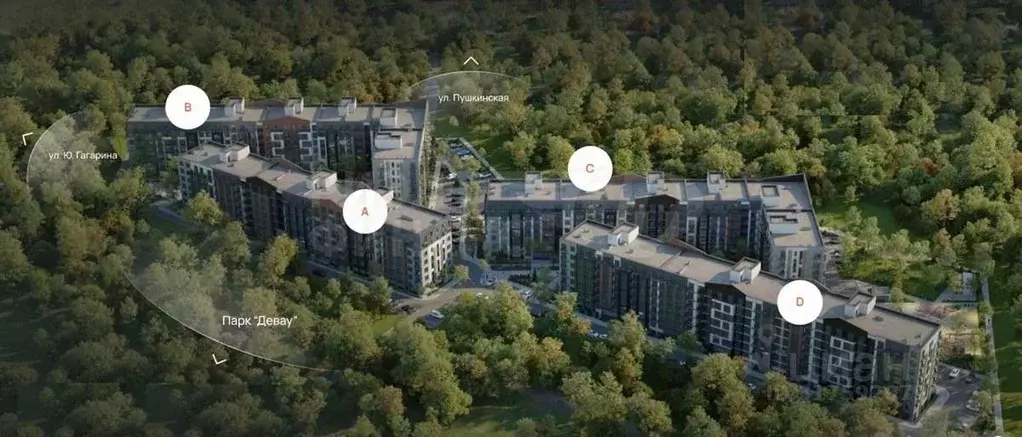 3-к кв. Калининградская область, Гурьевский муниципальный округ, пос. ... - Фото 1