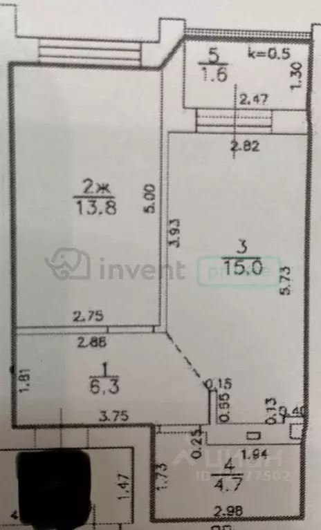 1-к кв. Калининградская область, Зеленоградск ул. В. Гризодубовой, 1 ... - Фото 2
