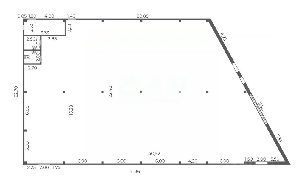 Торговая площадь в Челябинская область, Сосновский район, Поселок ... - Фото 2