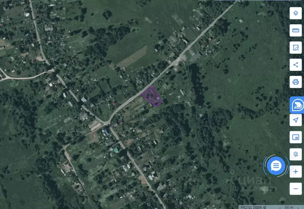 Участок в Ленинградская область, Сланцевский район, Старопольское ... - Фото 1