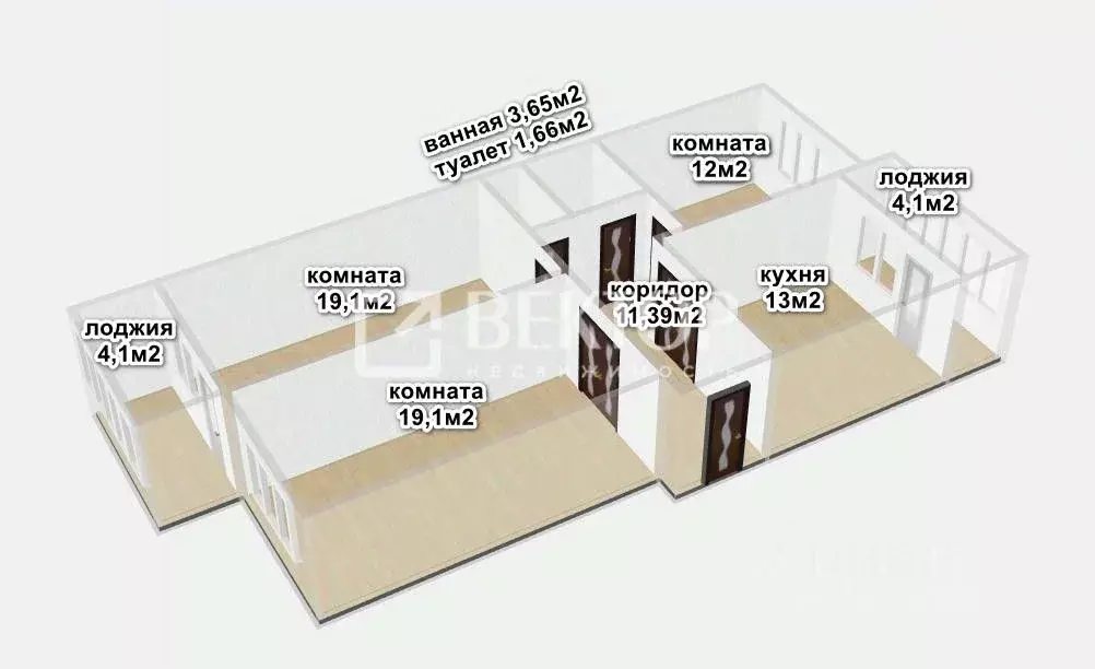 3-к кв. Ивановская область, Иваново Московский мкр, 18 (79.9 м) - Фото 1