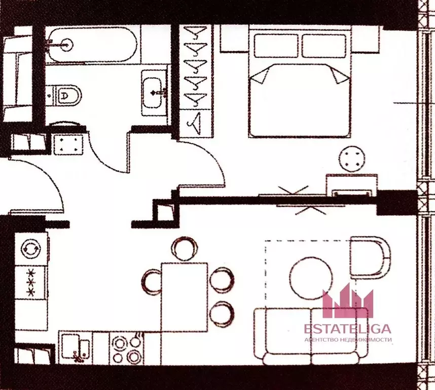 1-к кв. Москва 2-я Хуторская ул., 34 (41.0 м) - Фото 1