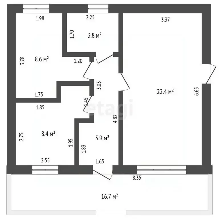 Дом в Ростовская область, Аксай ул. Виктора Бубнова (49 м) - Фото 2