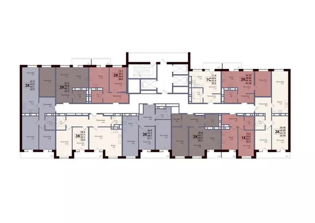 3-к кв. Ростовская область, Ростов-на-Дону Западный мкр, Академия ... - Фото 2