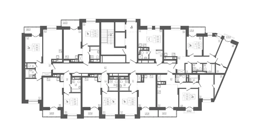 1-к кв. Ярославская область, Ярославль 1-й мкр,  (41.0 м) - Фото 1