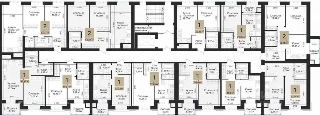 1-к кв. Рязанская область, Рязанский муниципальный округ, с. Дядьково, ... - Фото 2