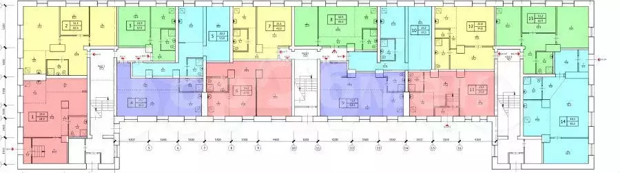 2-к. квартира, 66 м, 1/5 эт. - Фото 1