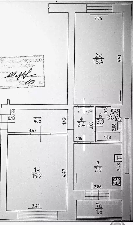 2-к кв. Калининградская область, Калининград Зоологическая ул., 11Е ... - Фото 2