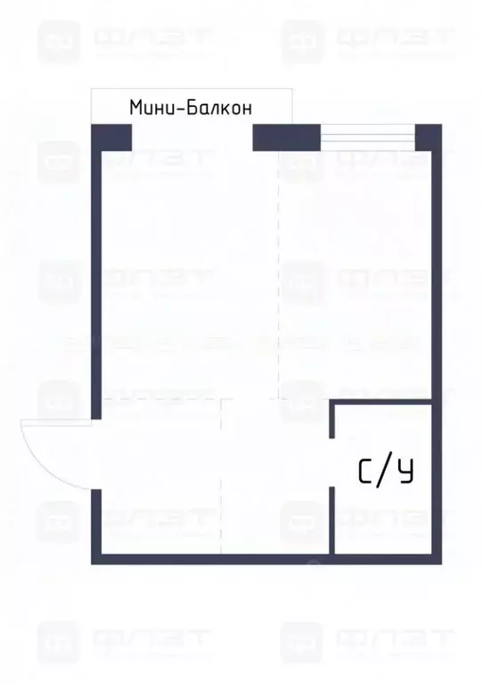 1-к кв. Татарстан, Казань ул. Генерала Ерина, 5Д (55.3 м) - Фото 2