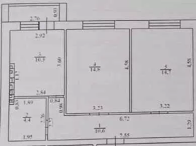 Продаётся 2-к квартира, 54.6 м - Фото 0