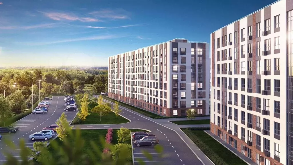 2-к. квартира, 48,9 м, 1/10 эт. - Фото 1