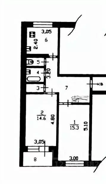 2-к кв. Пензенская область, Пенза ул. Собинова, 4 (52.1 м) - Фото 2