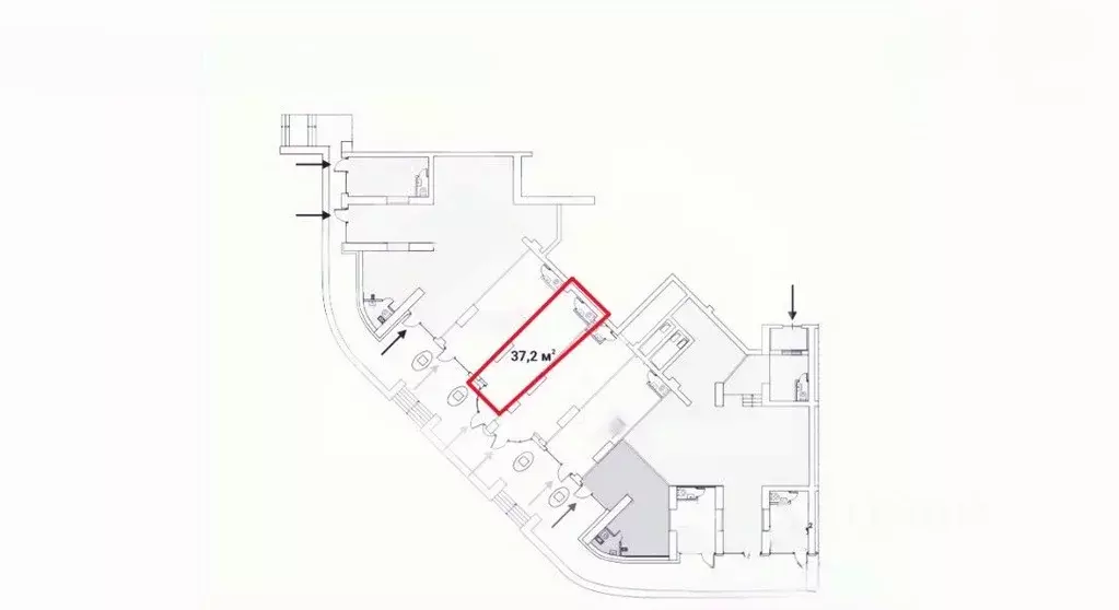Помещение свободного назначения в Москва Ярцевская ул., 27к1 (37 м) - Фото 2