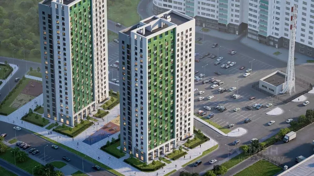 1-к кв. Нижегородская область, Нижний Новгород ул. Родионова (46.82 м) - Фото 1