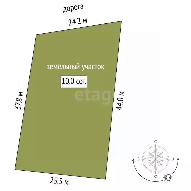 Участок в Тюменская область, Тюменский муниципальный округ, д. ... - Фото 2