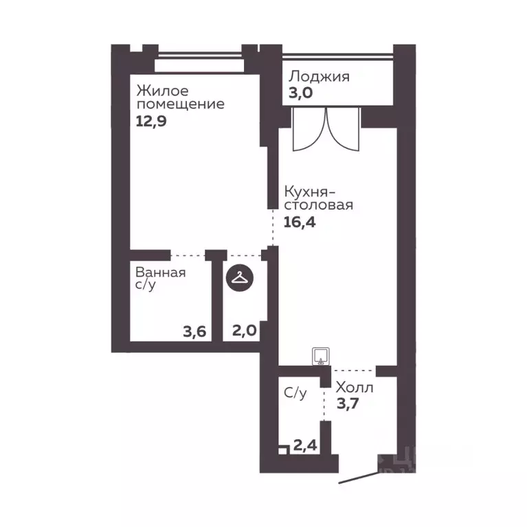 1-к кв. Свердловская область, Екатеринбург Уралмаш жилрайон, Голос ... - Фото 1