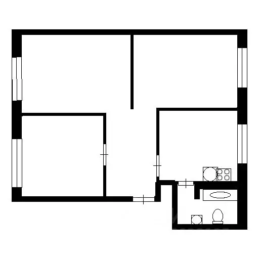 3-к кв. Башкортостан, Уфа Баязита Бикбая ул., 42 (70.0 м) - Фото 1