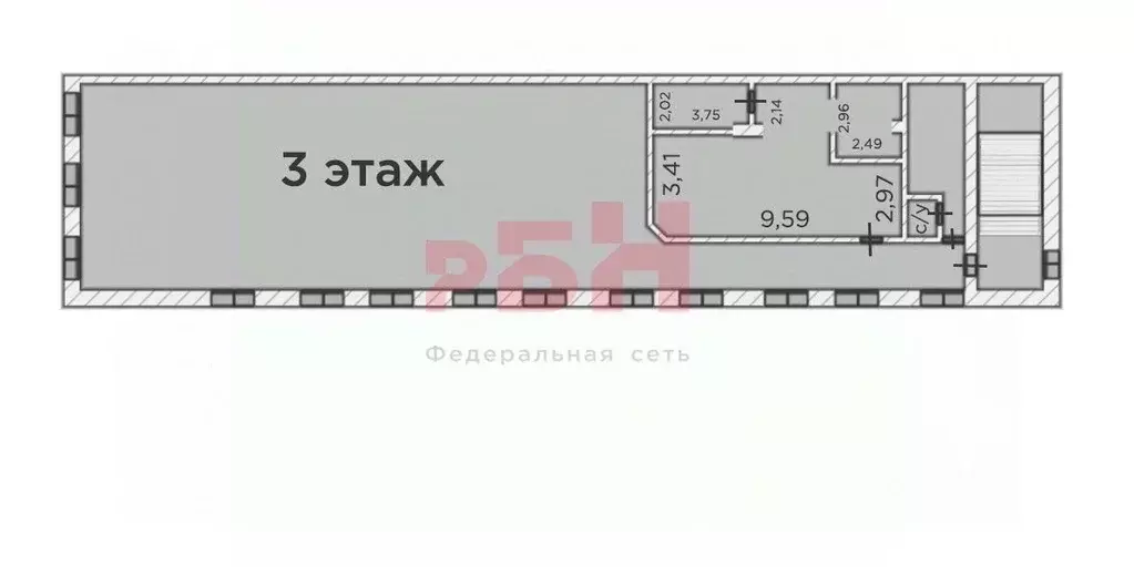 Офис в Тюменская область, Тюмень ул. 50 лет Октября, 6 (51 м) - Фото 2