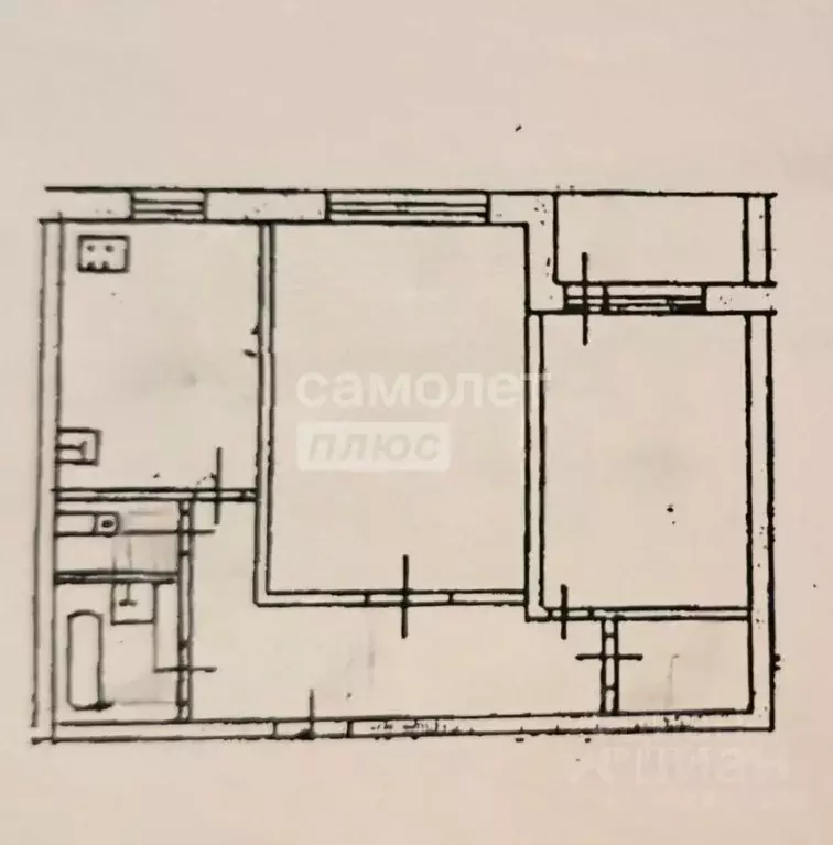2-к кв. Рязанская область, Рязань ул. Новоселов, 50к2 (50.4 м) - Фото 1